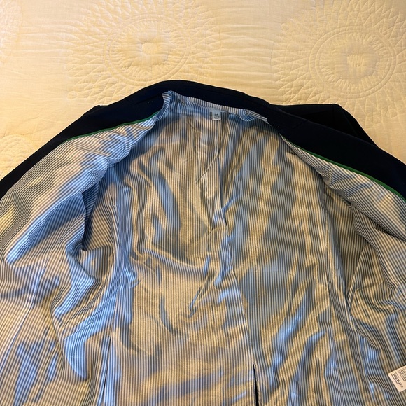 J. Crew Blue and Gold Sport Coat with Classic Design - Picture 3 of 5